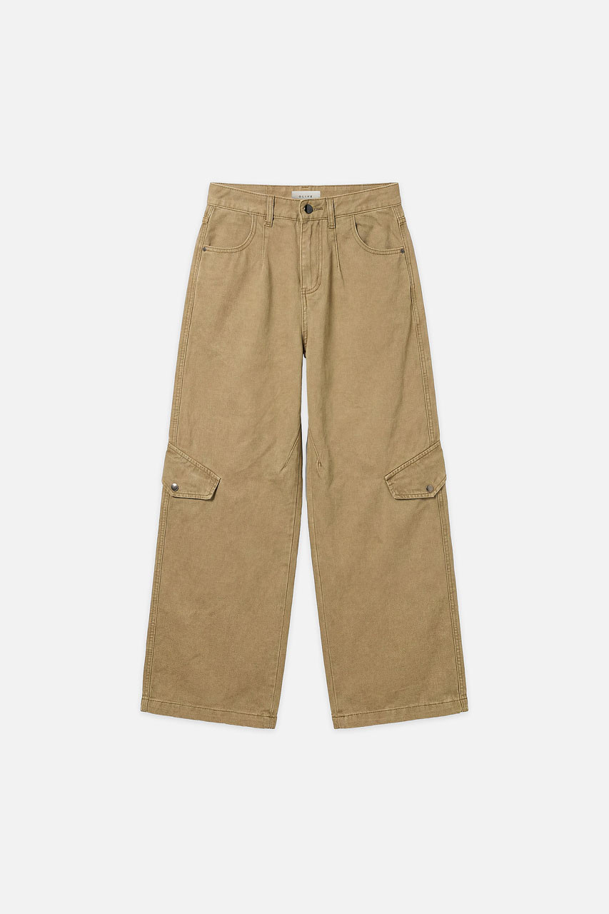 Menswear | Vintage Wash Cargo Pants, Light Brown