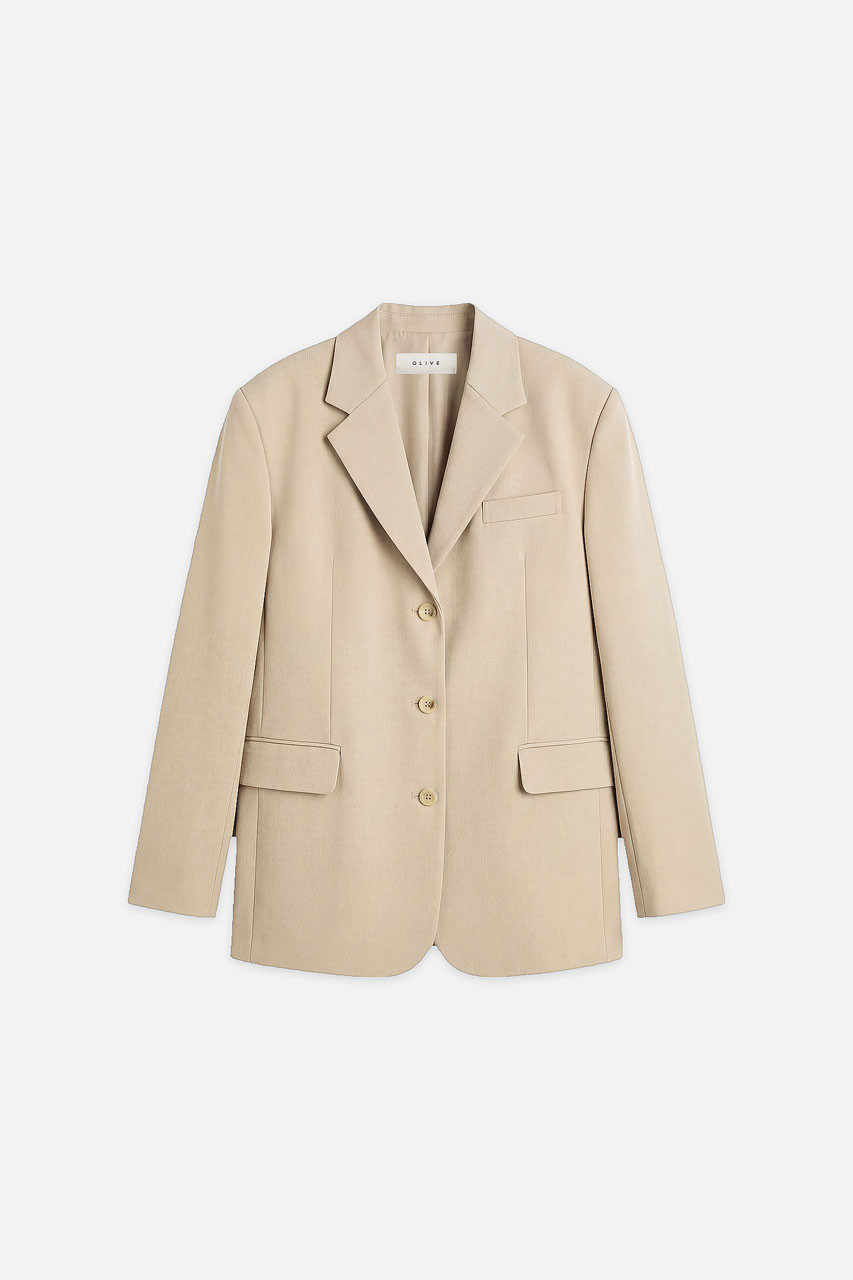 Roma Structure Jacket, Beige