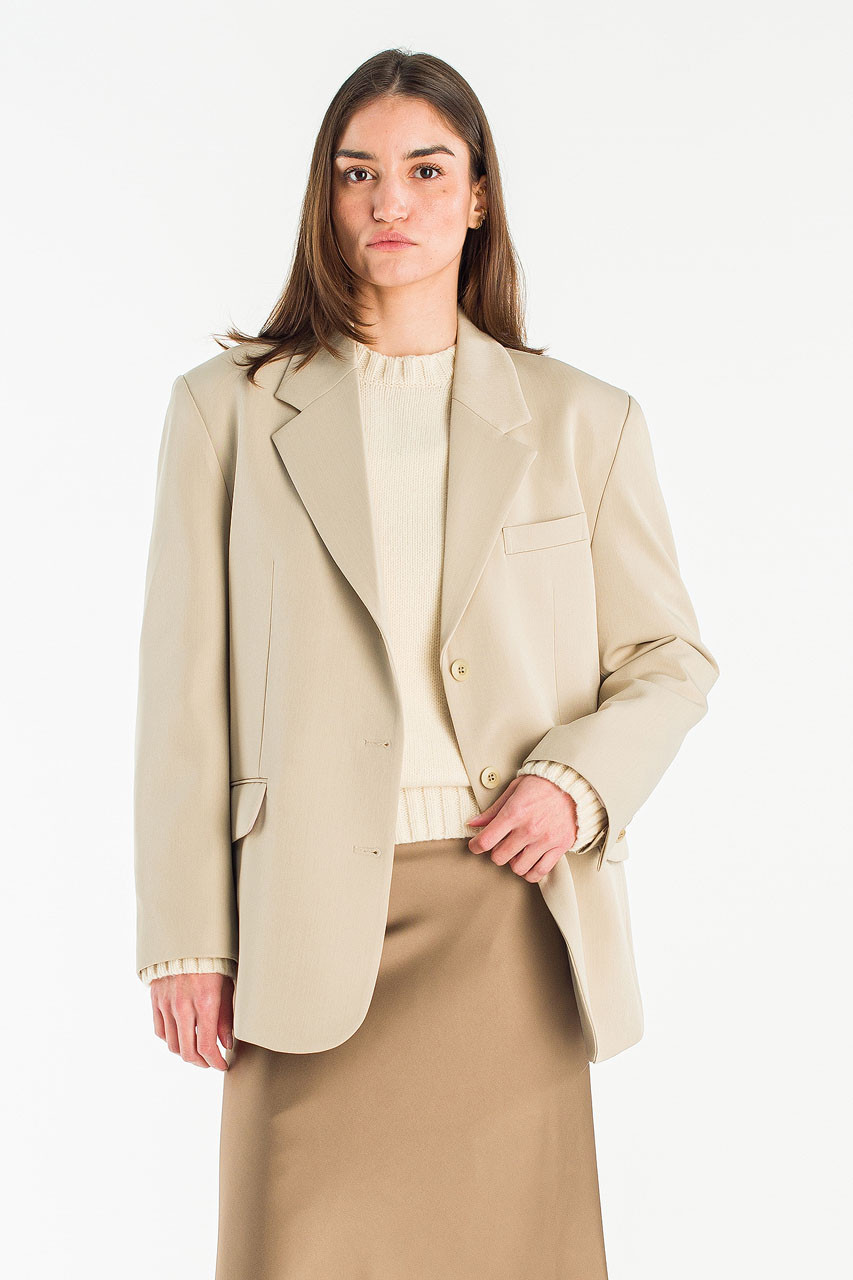 Roma Structure Jacket, Beige