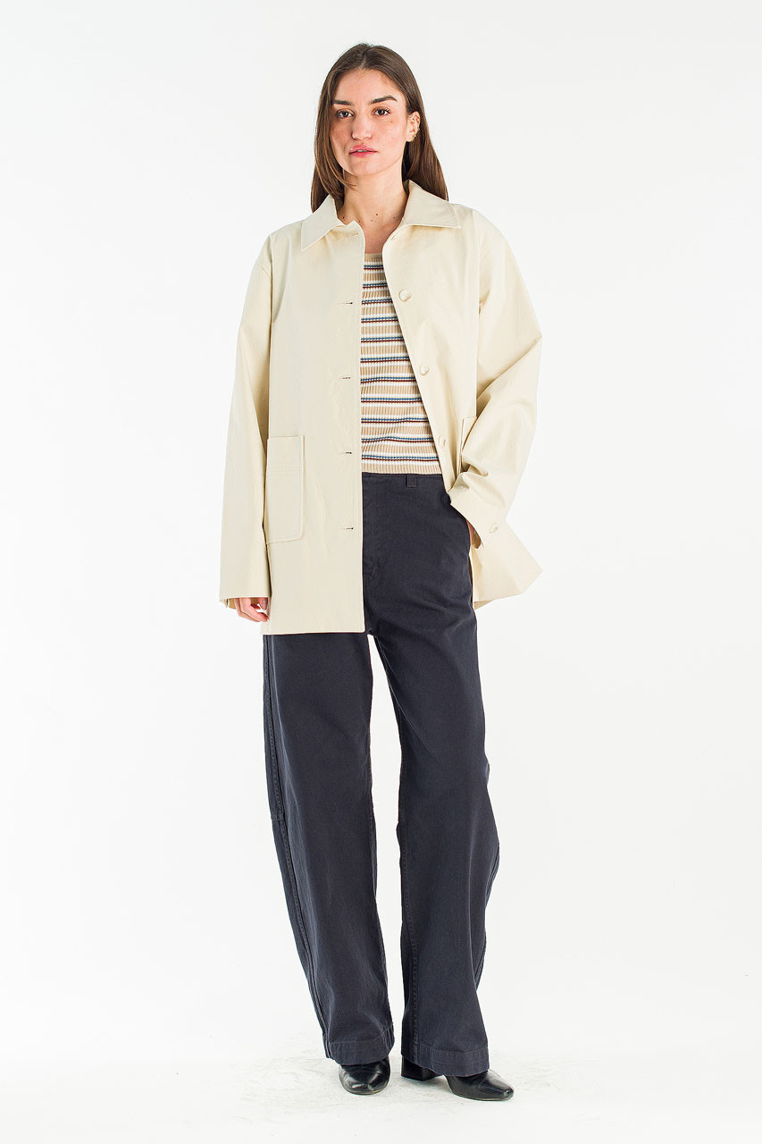 Essay Half Trench Coat, Beige
