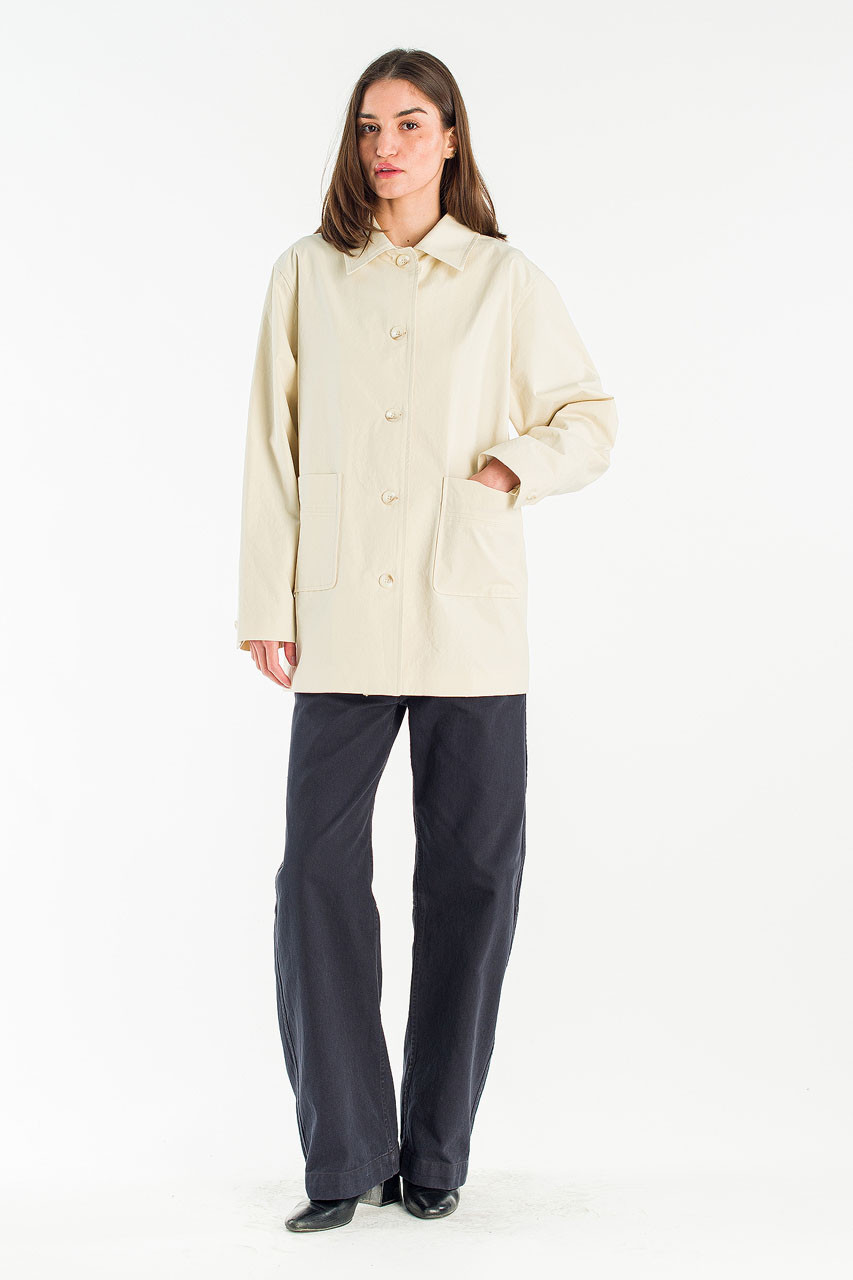 Essay Half Trench Coat, Beige