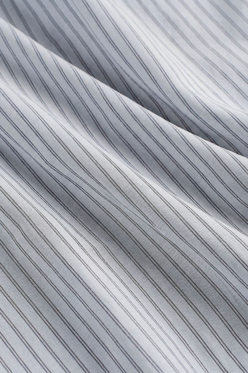 Muse Stripe Blouse, Blue, fabric