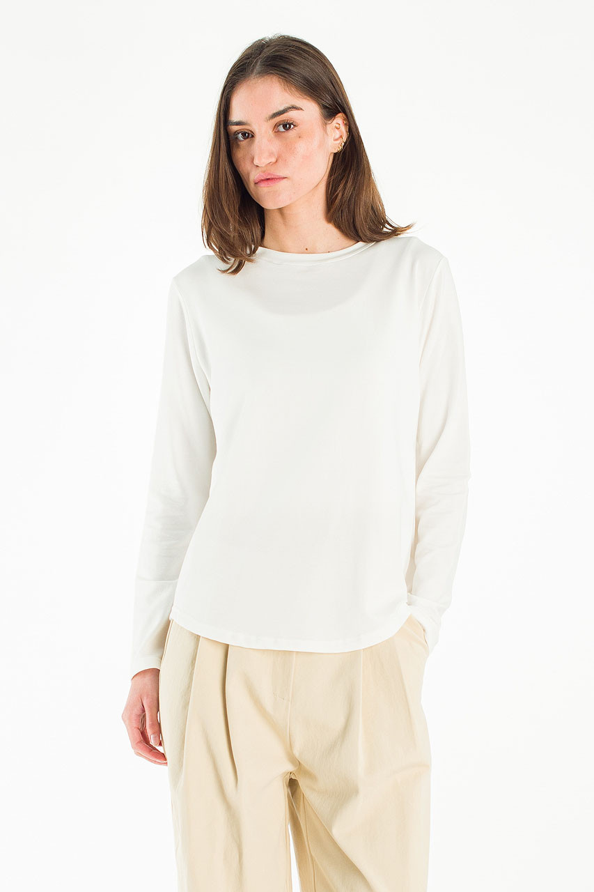 Salt Long Sleeve Tee, Ivory
