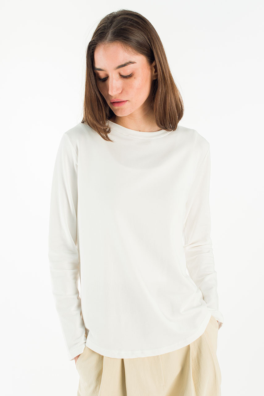 Salt Long Sleeve Tee, Ivory
