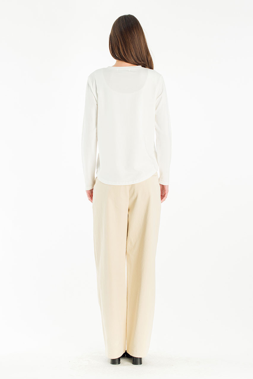 Salt Long Sleeve Tee, Ivory