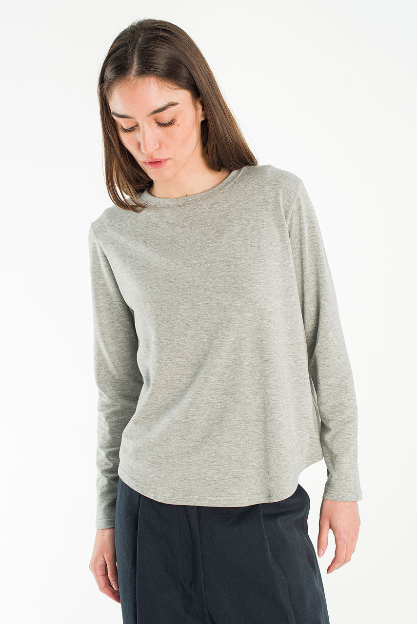 Salt Long Sleeve Tee, Grey