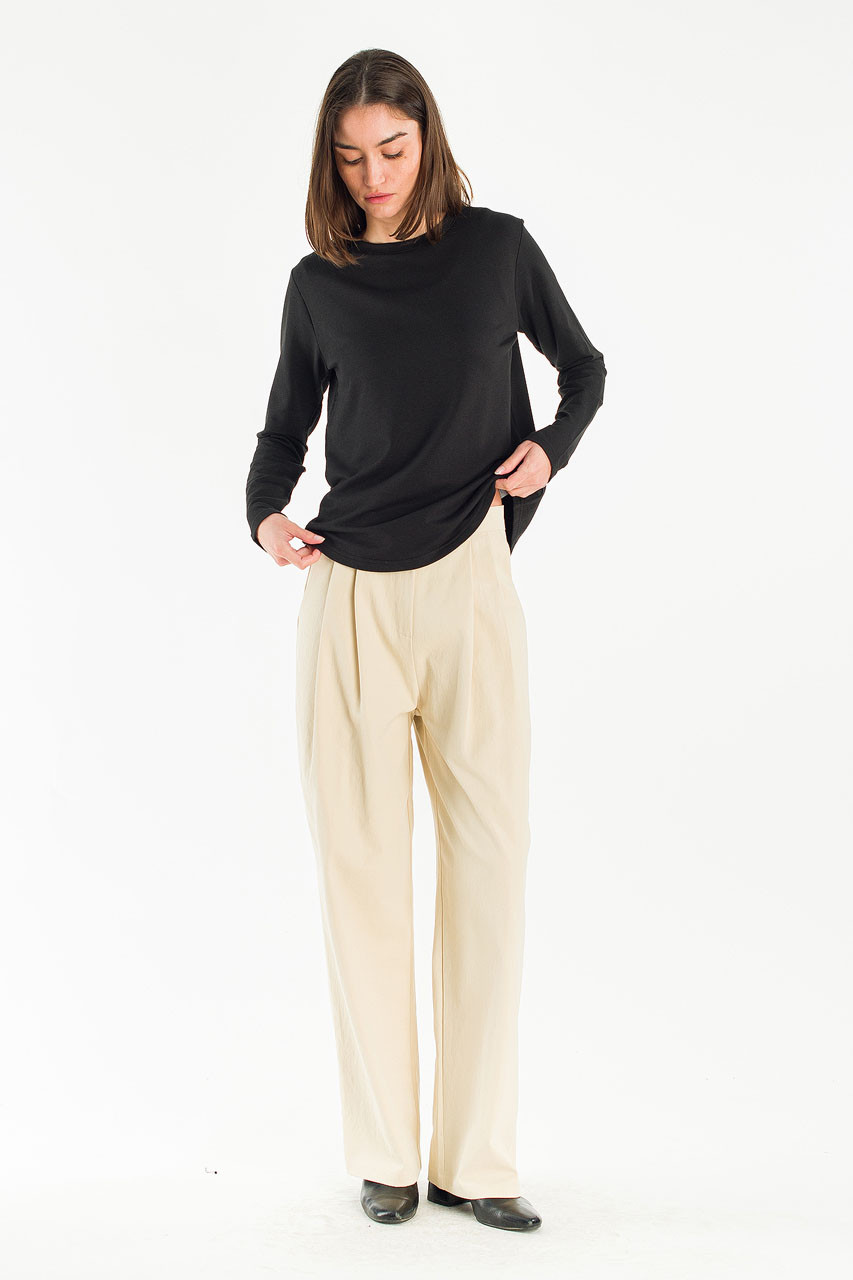 Salt Long Sleeve Tee, Black