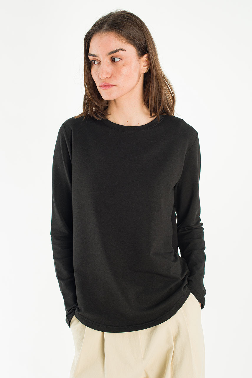 Salt Long Sleeve Tee, Black
