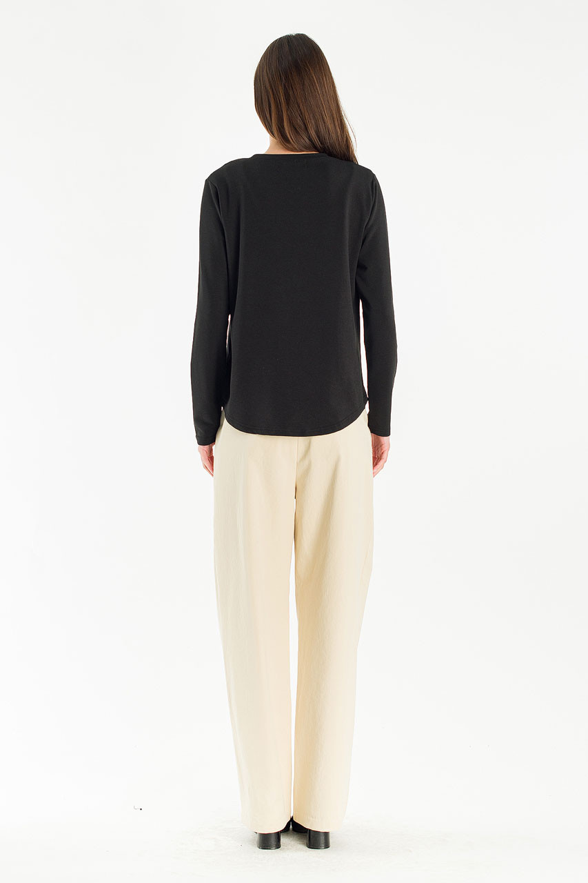 Salt Long Sleeve Tee, Black