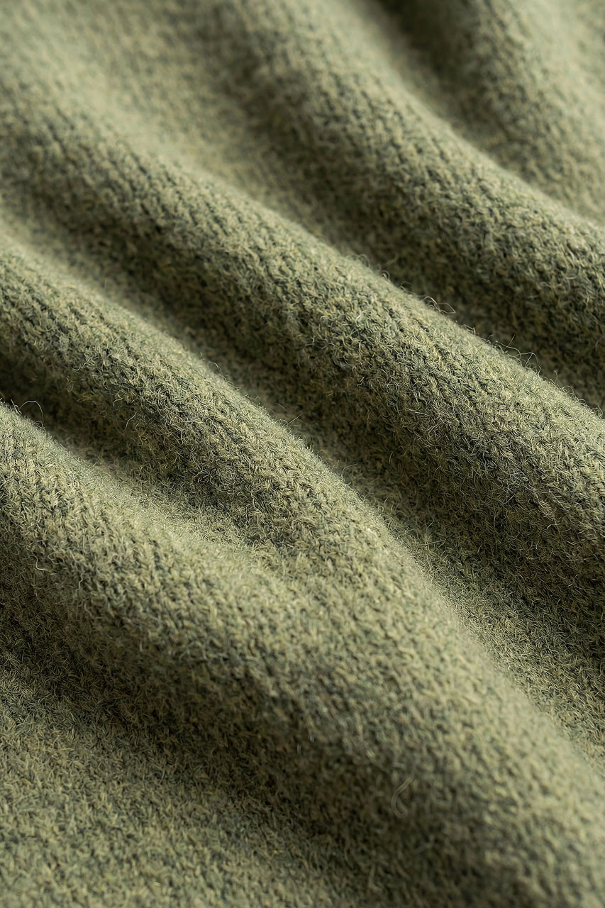 Menswear | Alpaca Knit Cardigan, Green