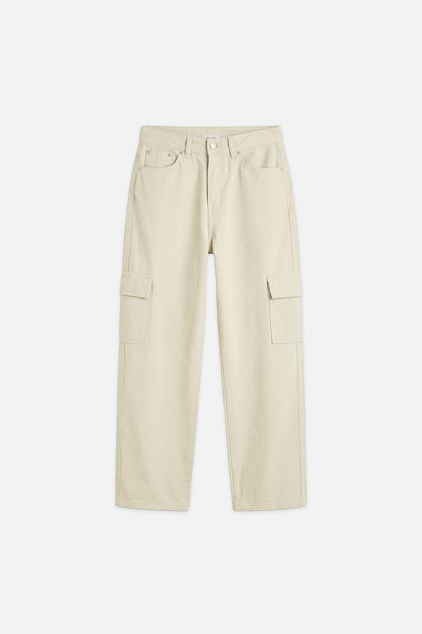 Menswear | Brushed Twill Cargo Pants, Beige