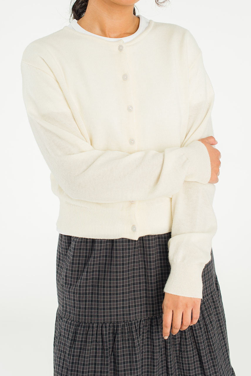 Mare Knit Cardigan, Ivory
