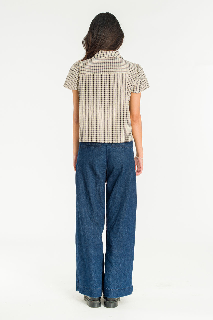 Loam Pop Blouse, Beige