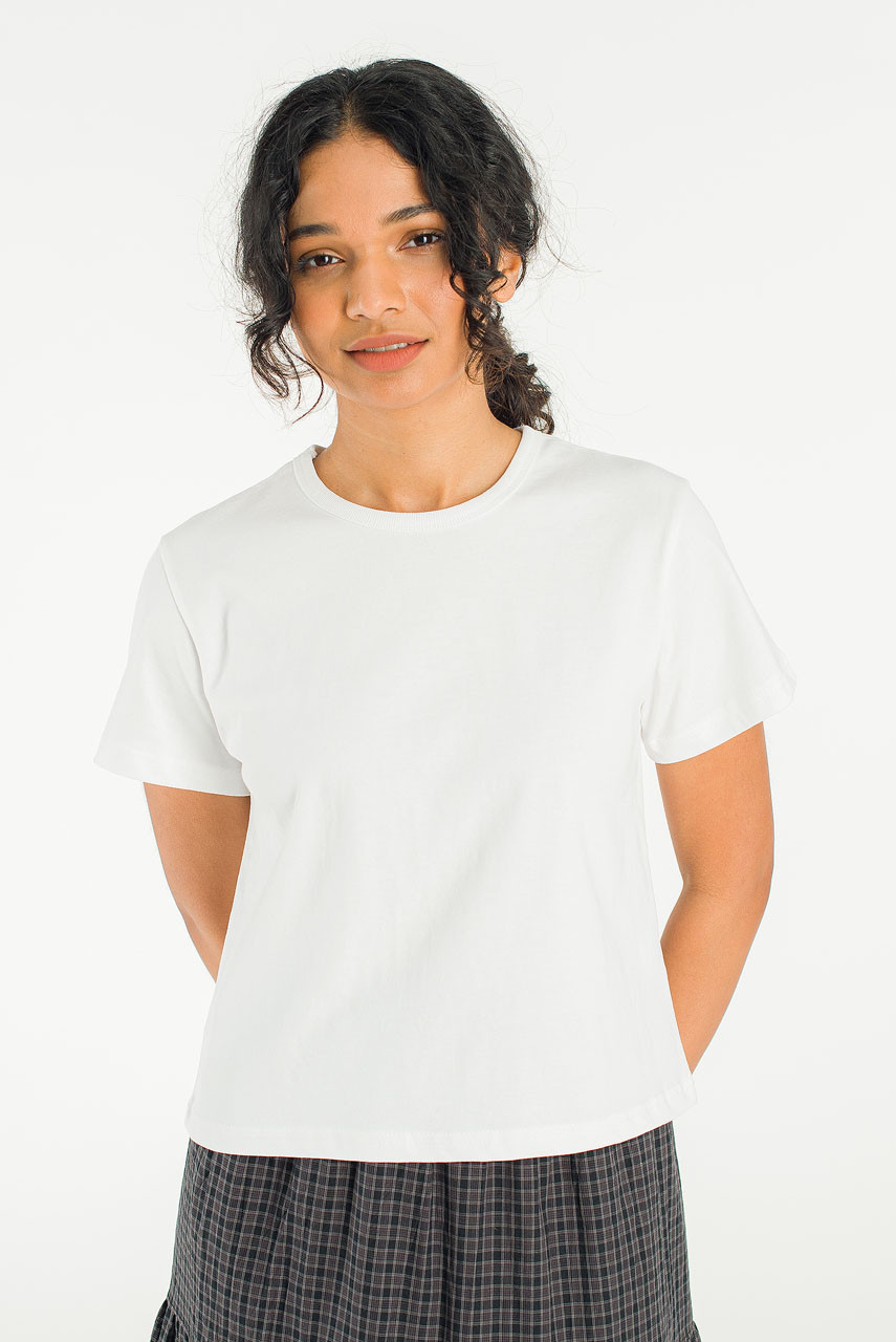 Slat Basic Tee, Ivory