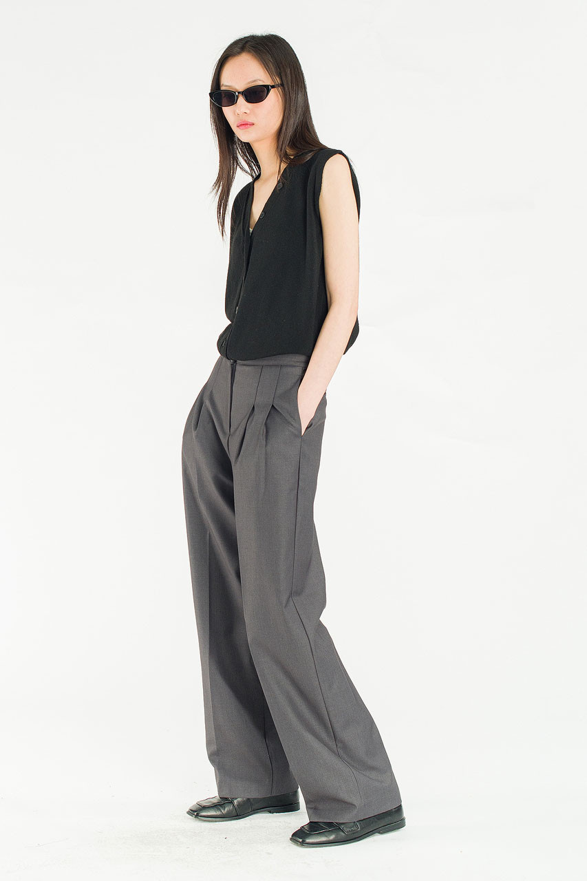 Mizuki Ribbon Cami Top, Black