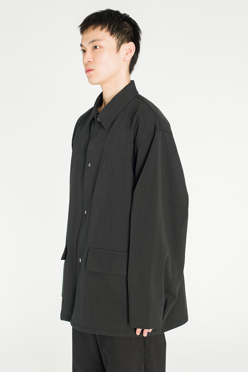 Menswear | Oversized Snap Jacket, Black