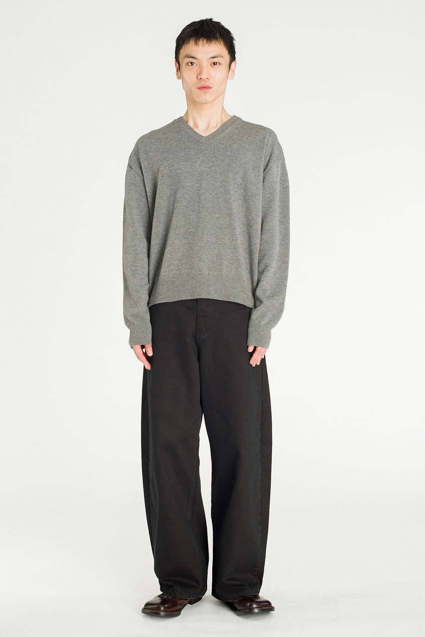 Menswear | Mini V-Neck, Charcoal