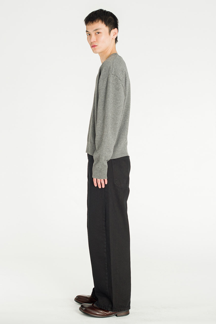 Menswear | Mini V-Neck, Charcoal