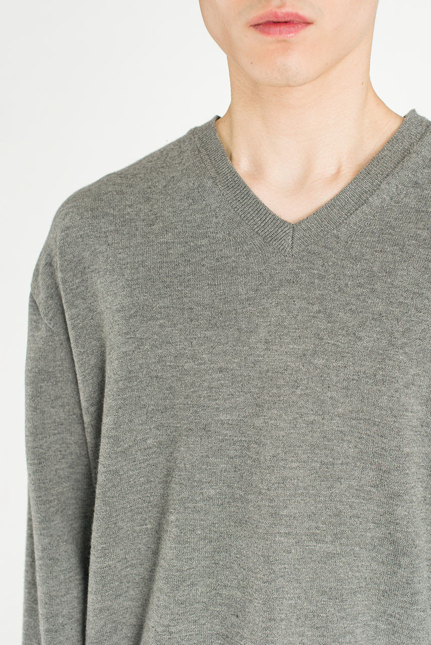 Menswear | Mini V-Neck, Charcoal