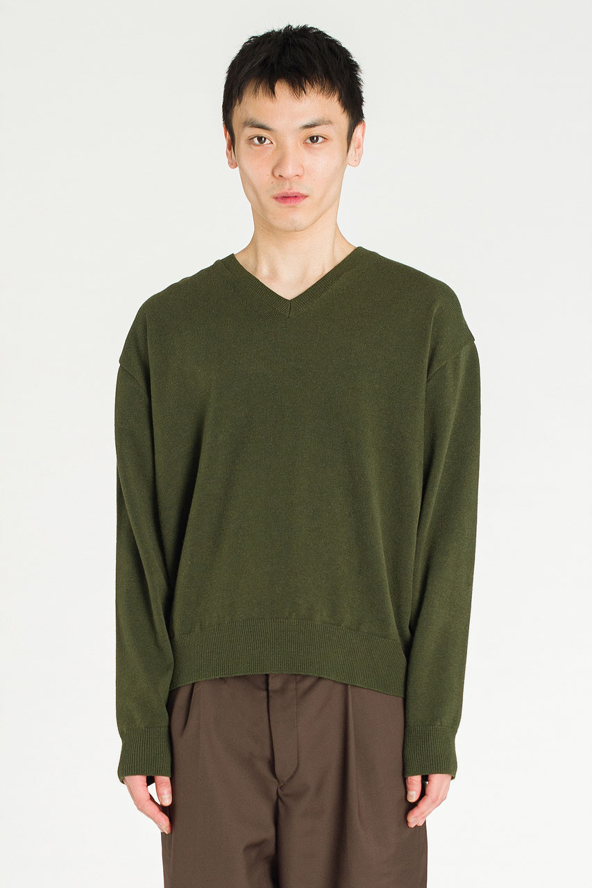 Menswear | Mini V-Neck, Khaki