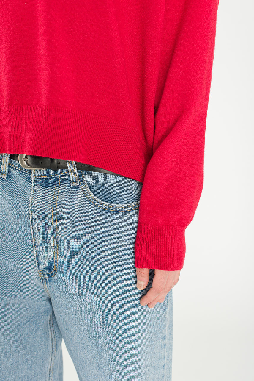 Menswear | Mini V-Neck, Red