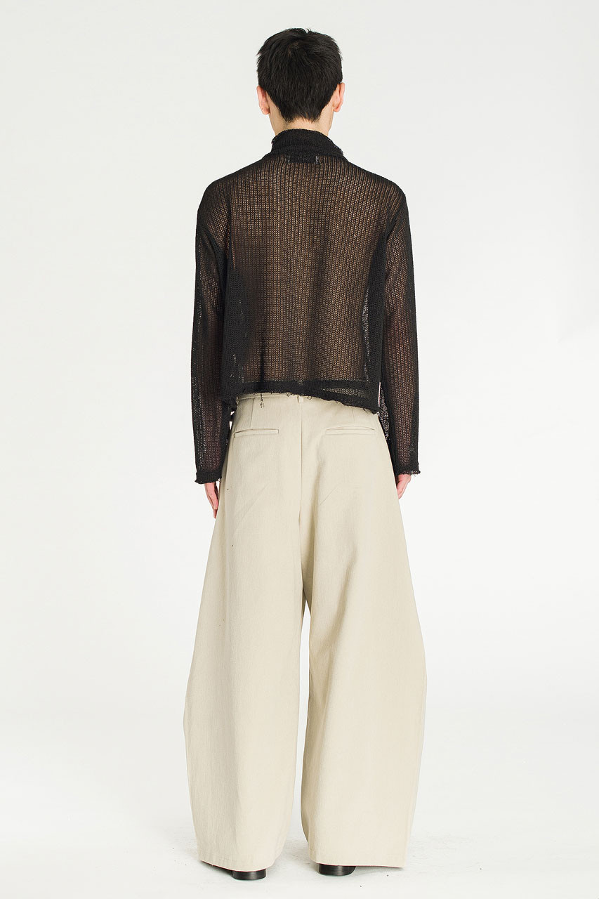 Menswear | Net Zip-Thru, Black