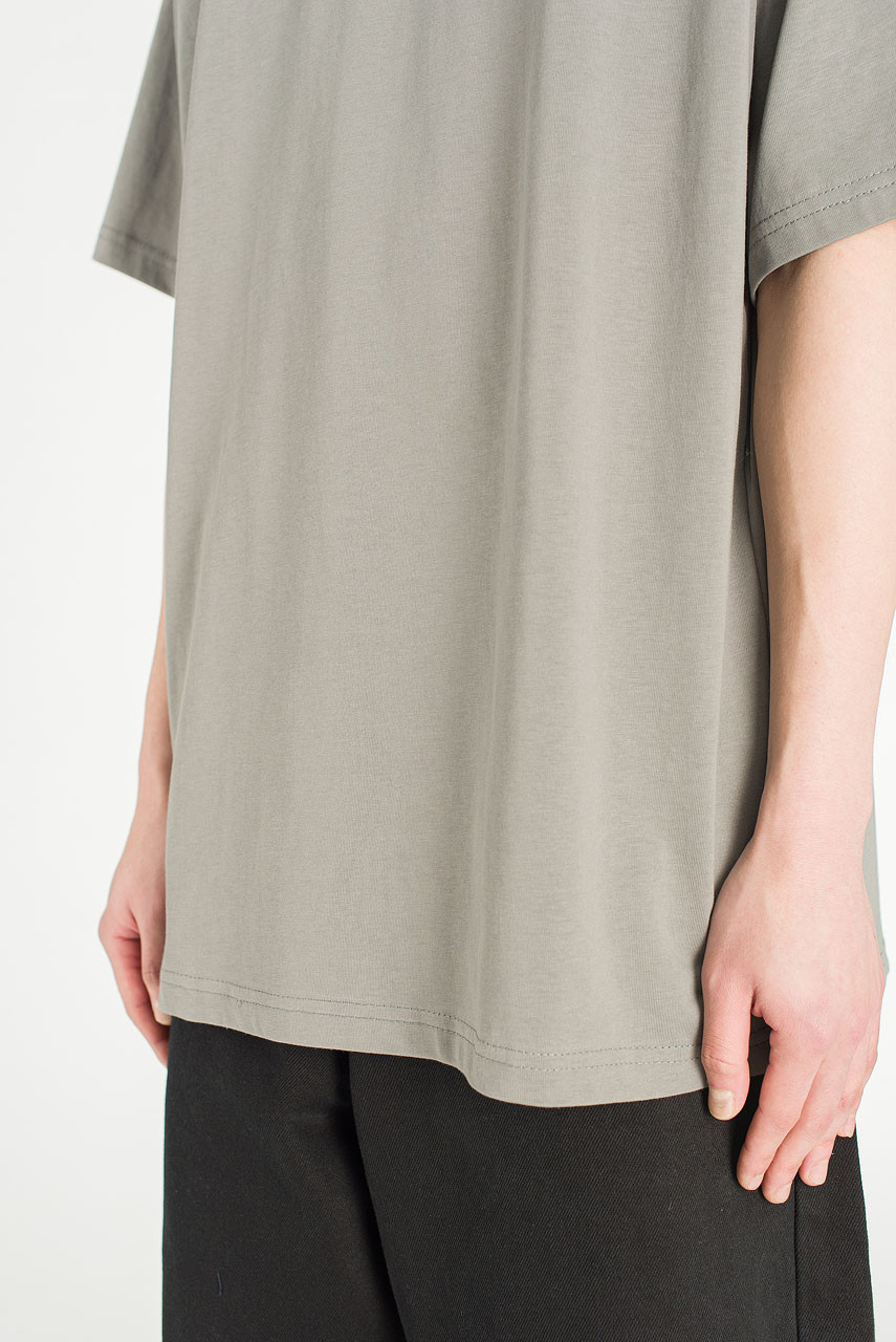 Menswear | Oversized Silket Tee, Grey