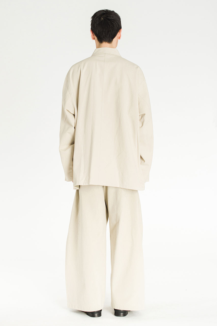 Menswear | Oversized Snap Jacket, Stone