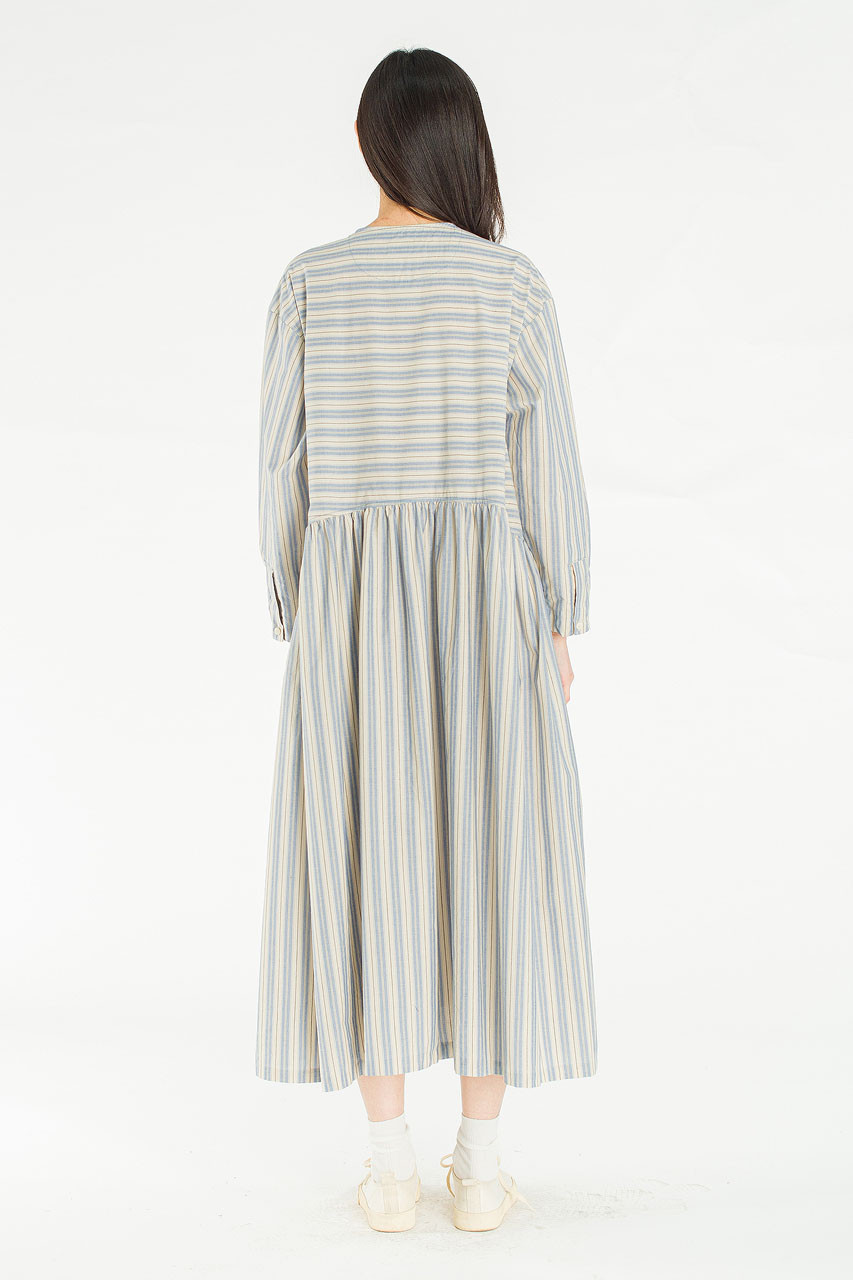 Lily Stripe Dress, Blue