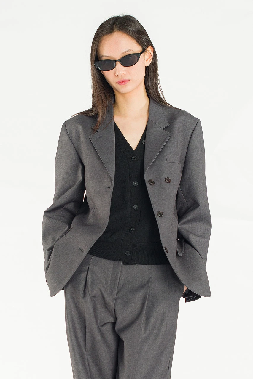 Noah Smart Jacket, Charcoal