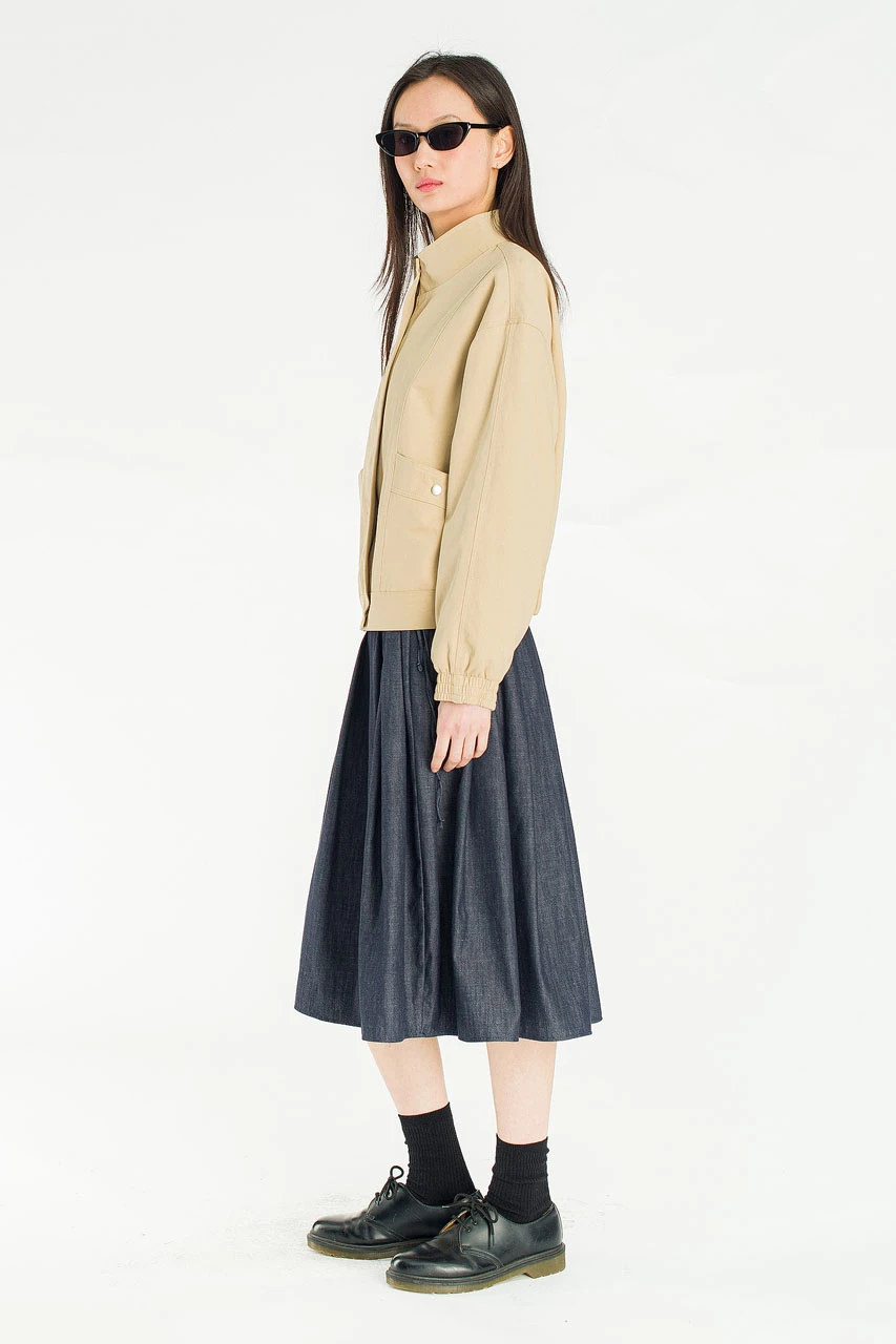 Salt Simple Blouson, Beige
