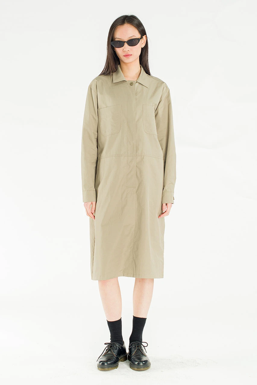 Madrid Utility Dress, Khaki