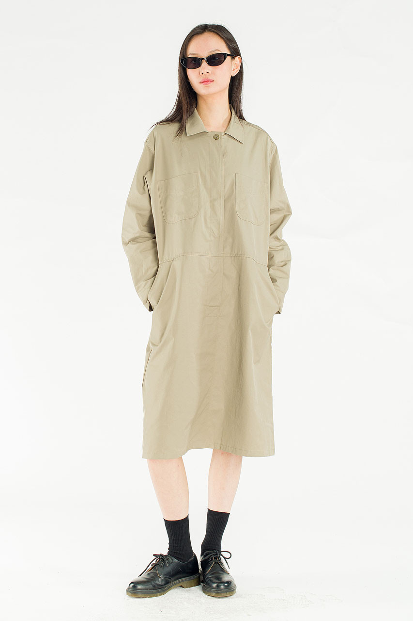 Madrid Utility Dress, Khaki
