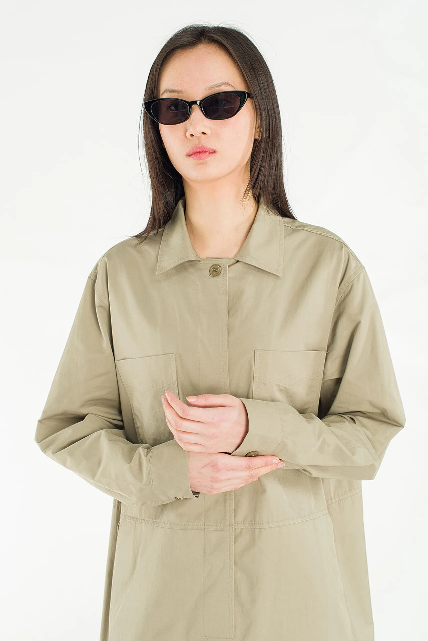 Madrid Utility Dress, Khaki