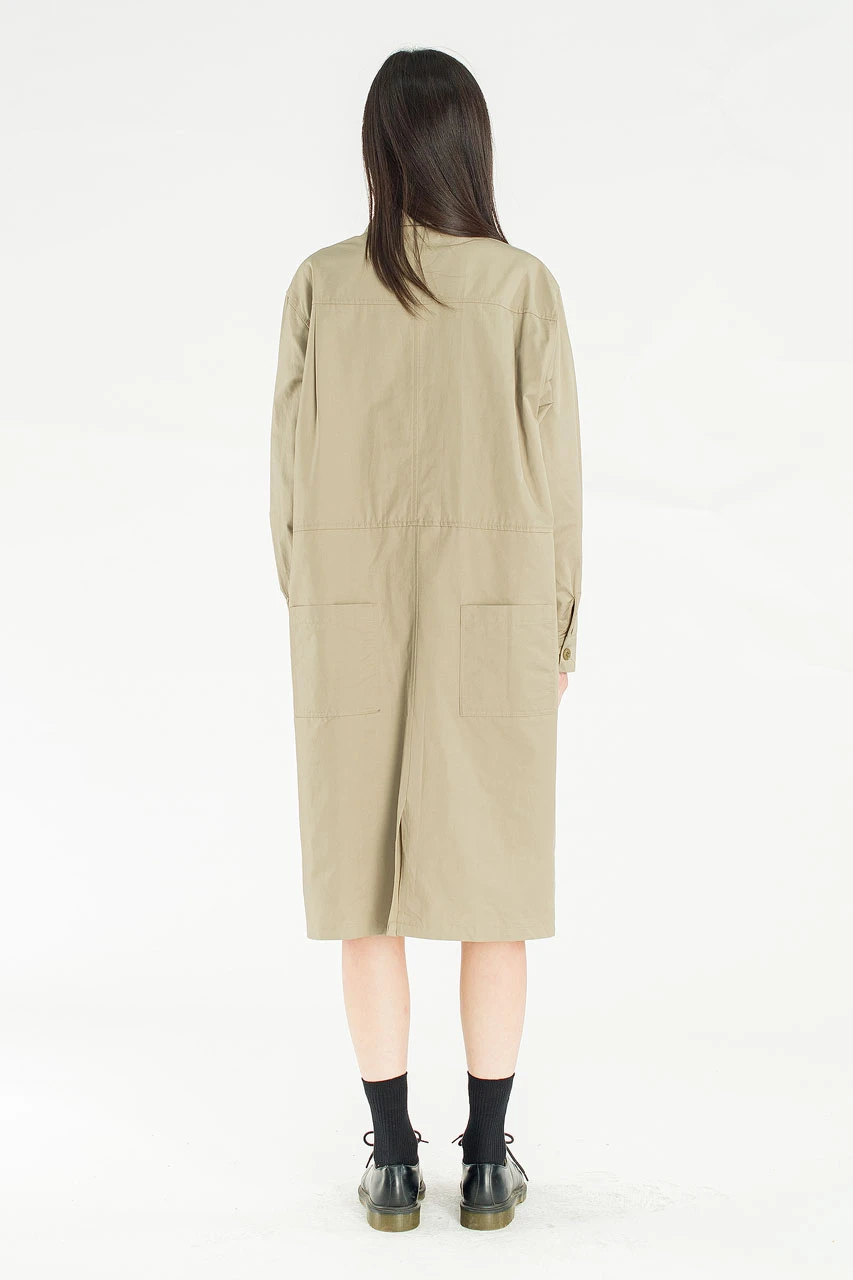 Madrid Utility Dress, Khaki