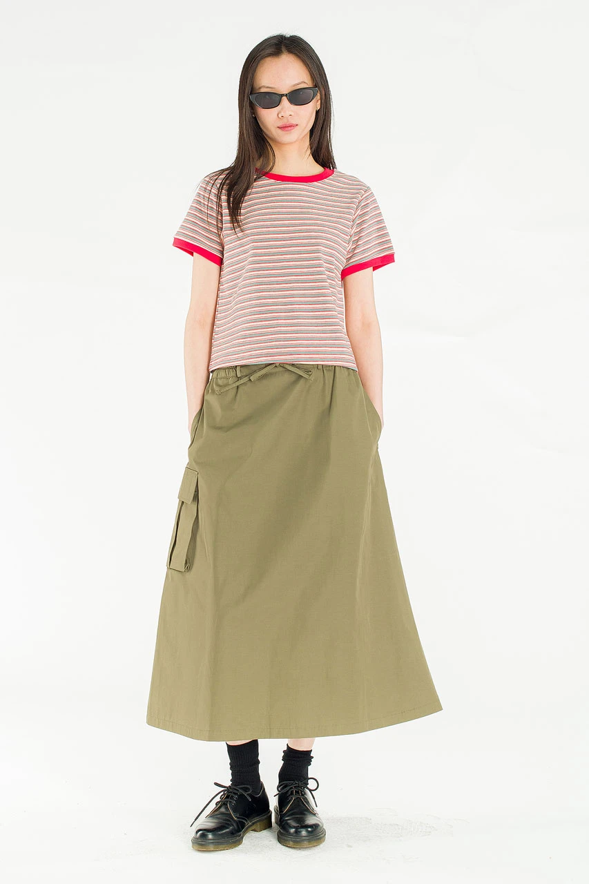 Bea Pocket Skirt, Khaki