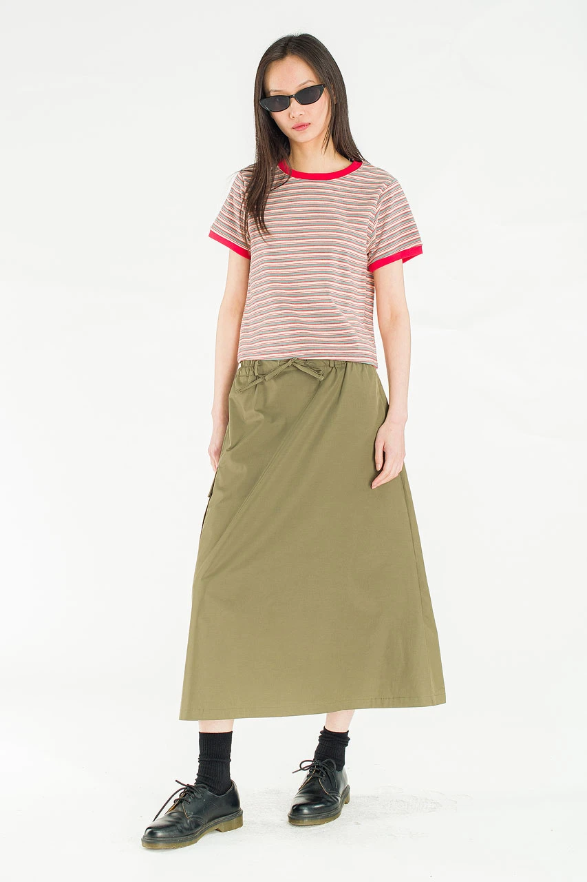 Bea Pocket Skirt, Khaki