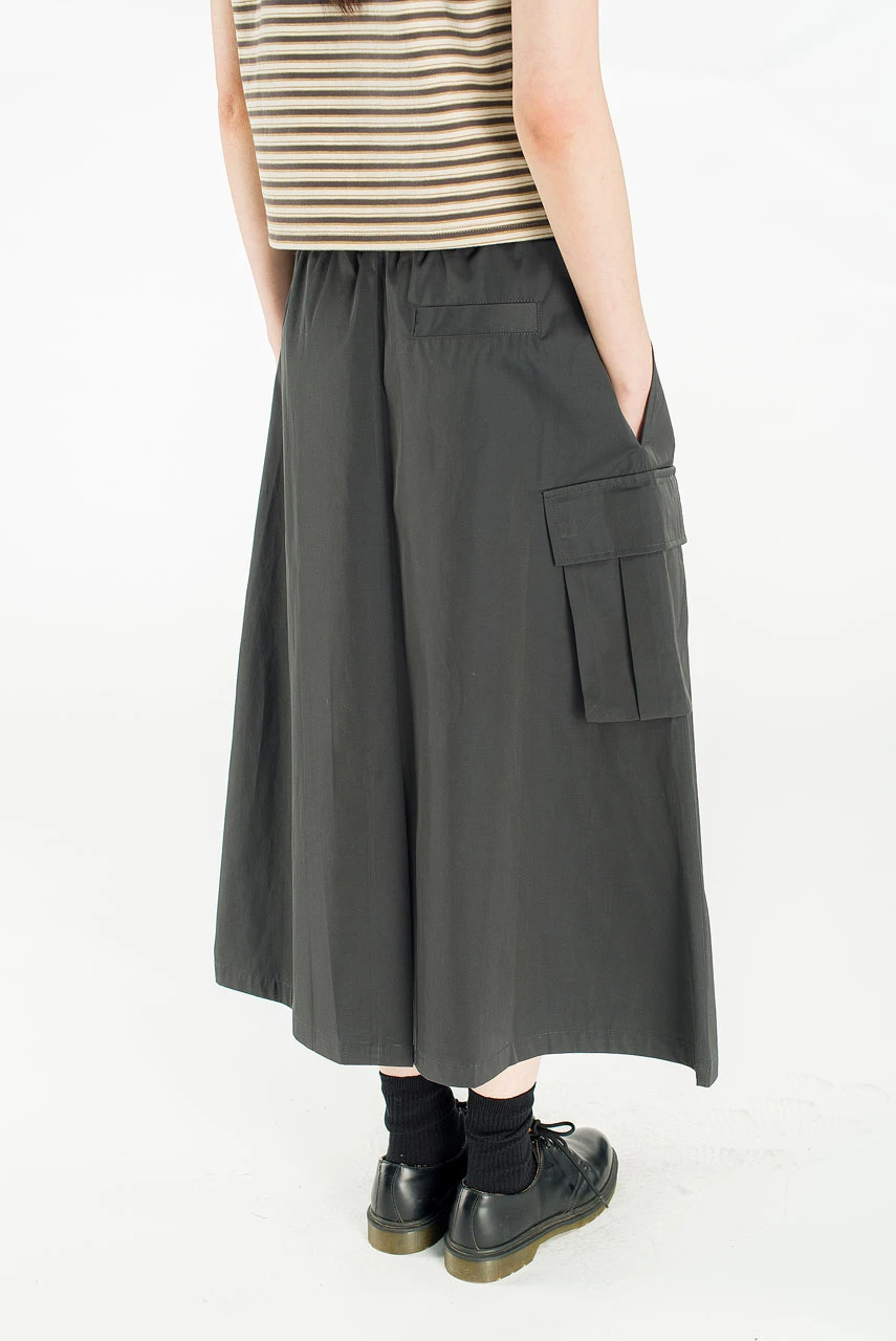 Bea Pocket Skirt, Charcoal