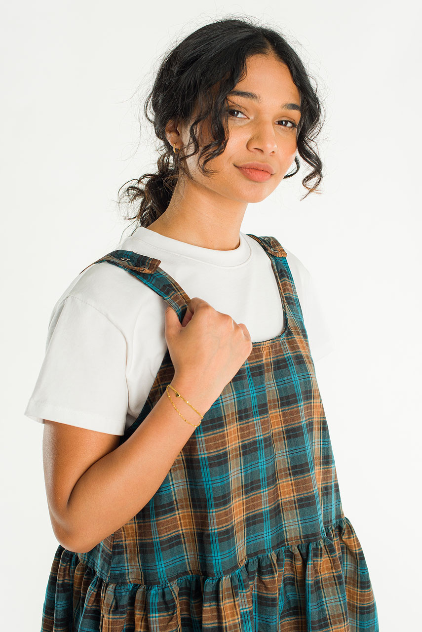Monie Apron Dress, Green