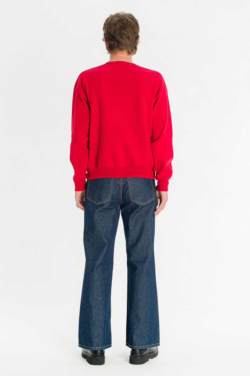 Menswear | Core Crew Knit, Red