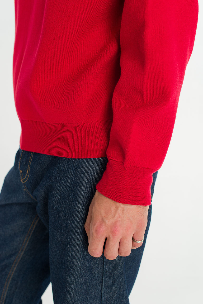 Menswear | Core Crew Knit, Red