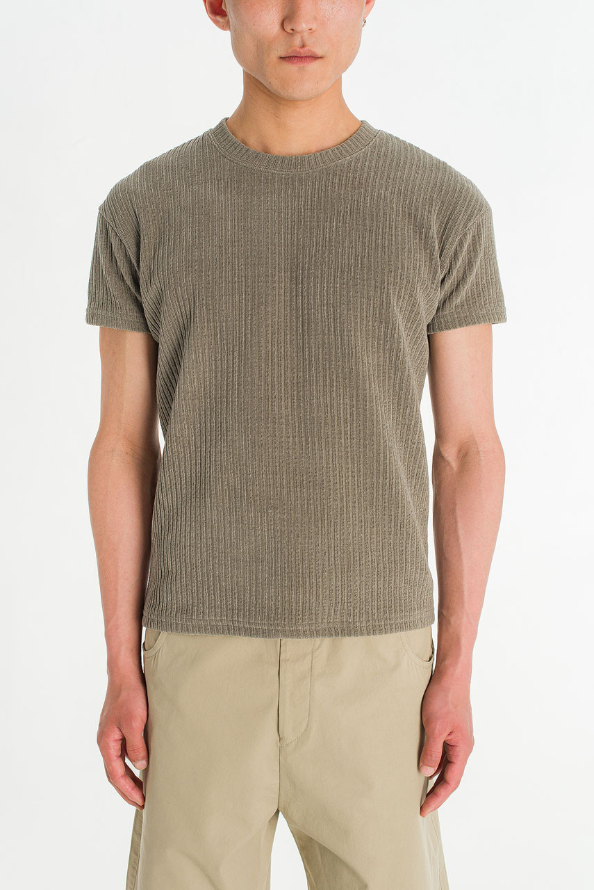 Menswear | Tonal Sheen Tee, Grey