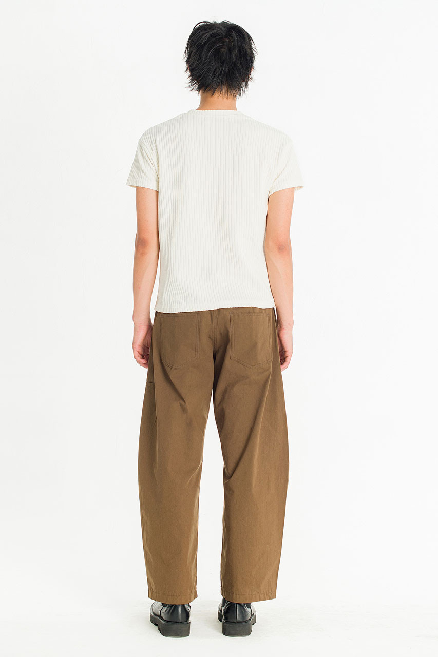 Menswear | Tonal Sheen Tee, Ivory