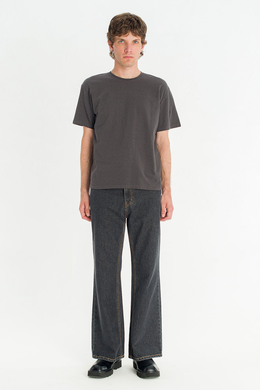 Menswear | Slub Tee, Charcoal