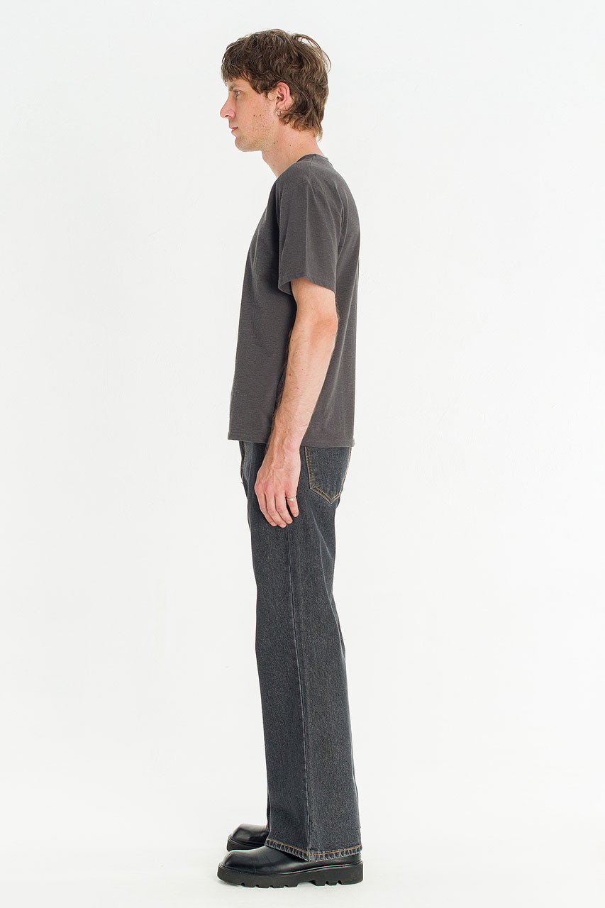 Menswear | Slub Tee, Charcoal