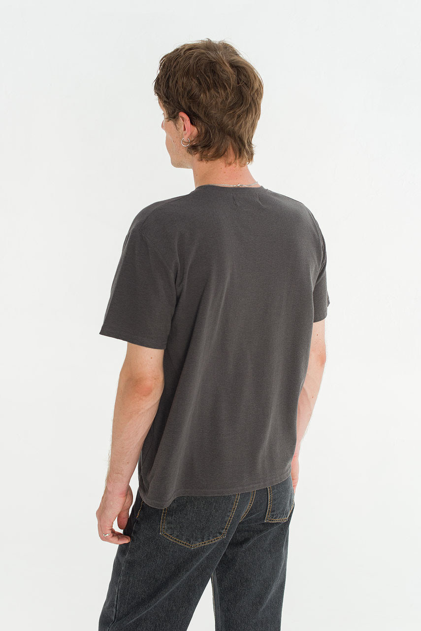 Menswear | Slub Tee, Charcoal