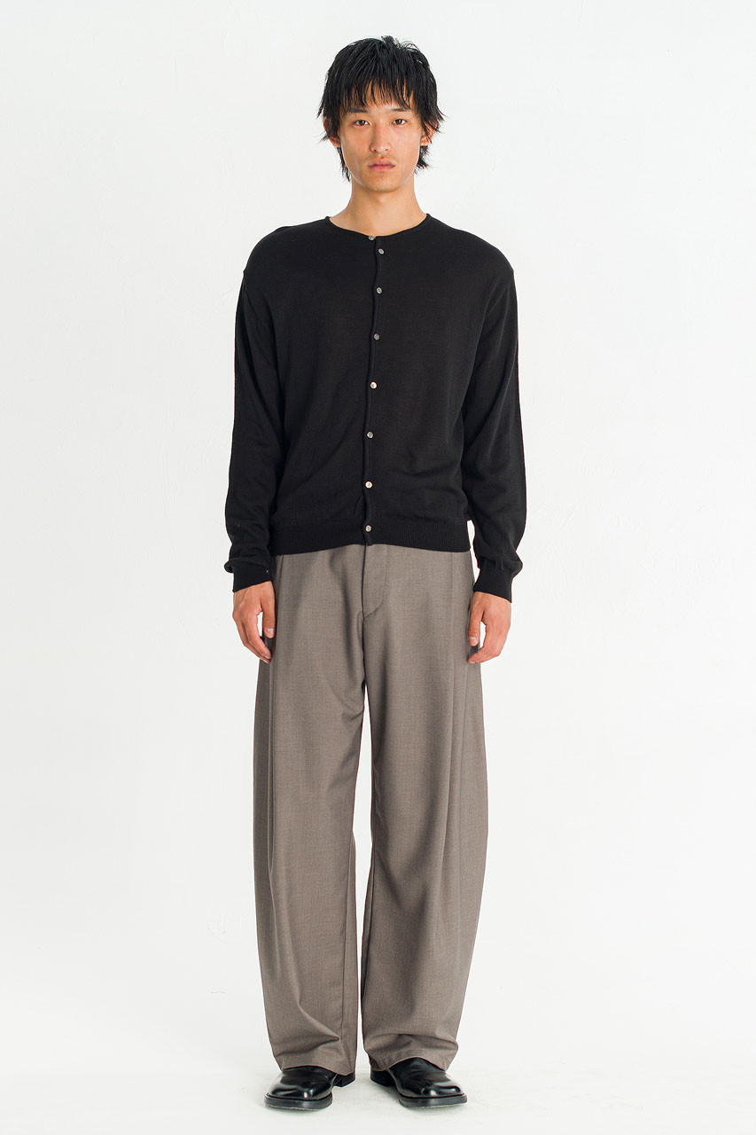 Menswear | Henley Cardigan, Black