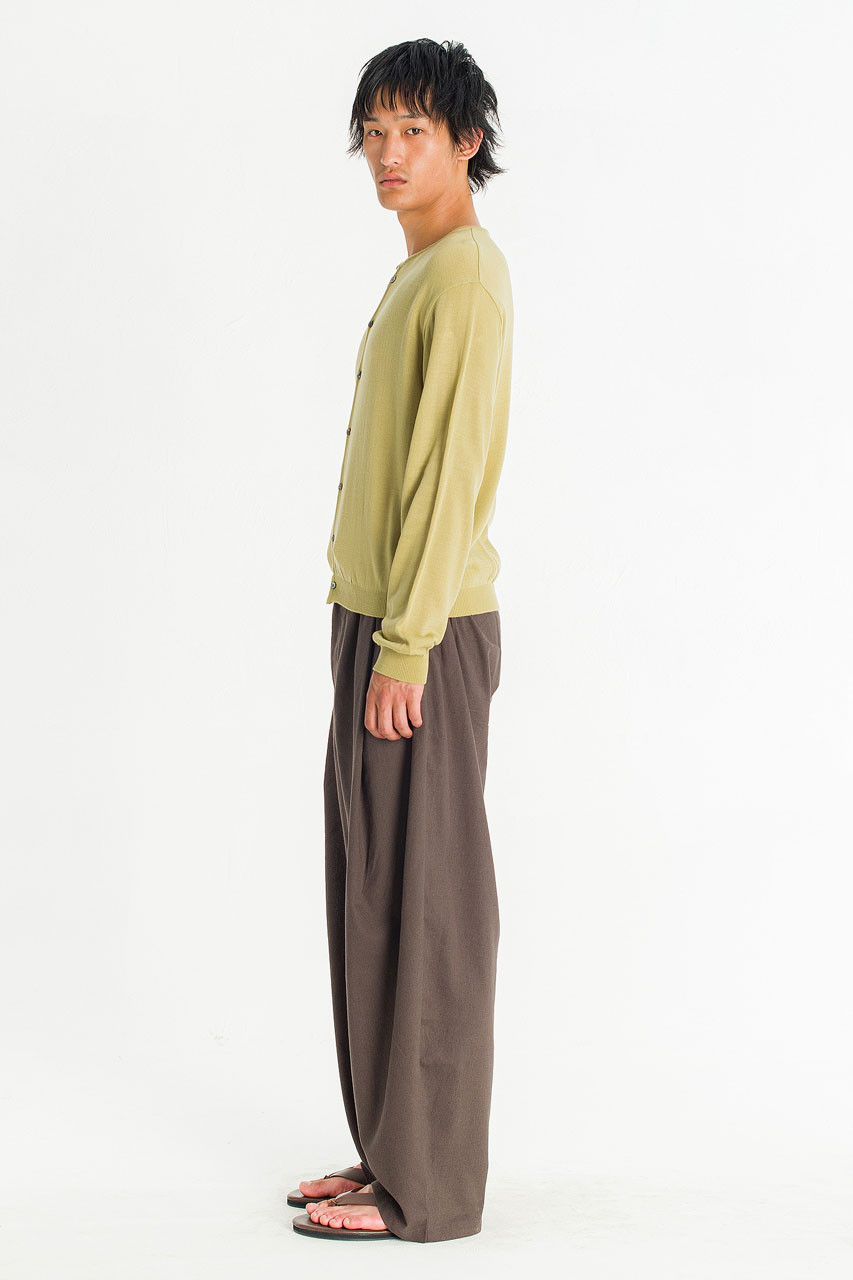 Menswear | Henley Cardigan, Olive