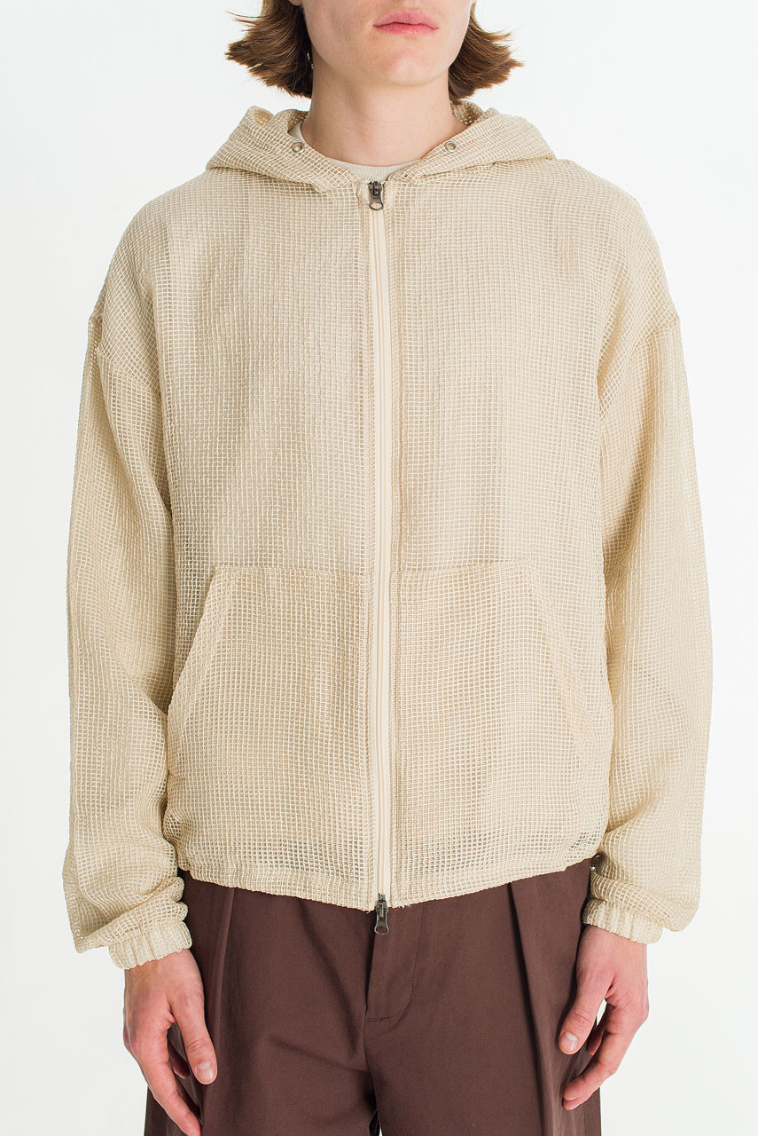 Menswear | Mesh Jacket, Cream