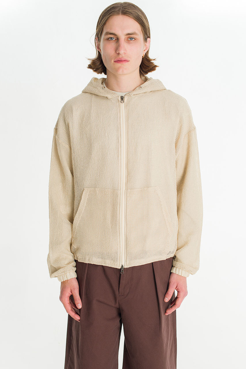 Menswear | Mesh Jacket, Cream